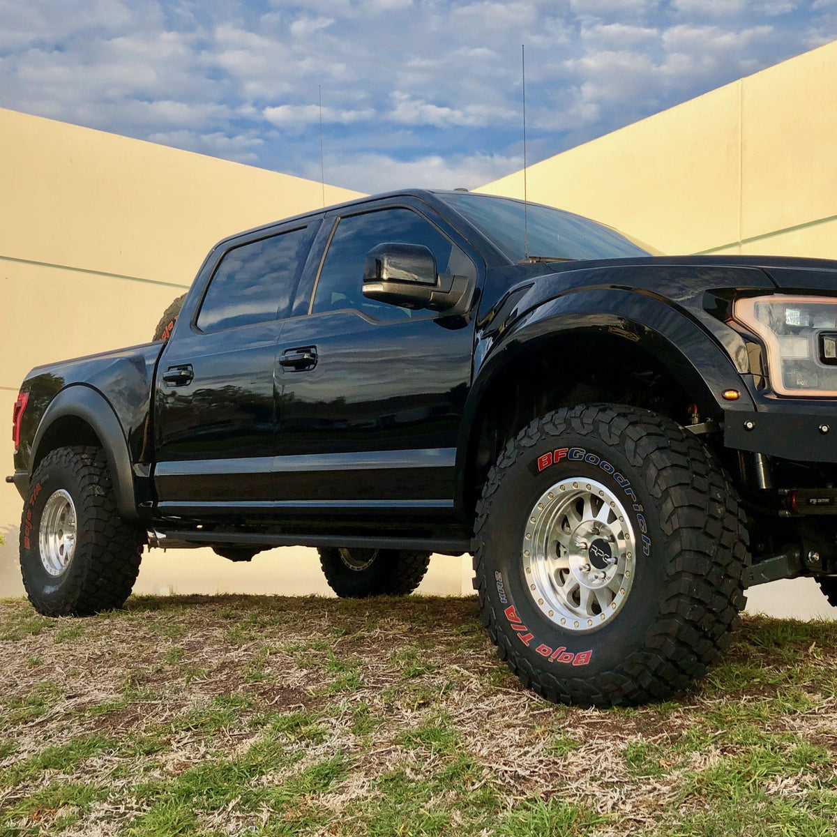 Silver Raptor Fenders 2017-2020 Ford Raptor Aftermarket Fender Flares for Sale - ADV Fiberglass
