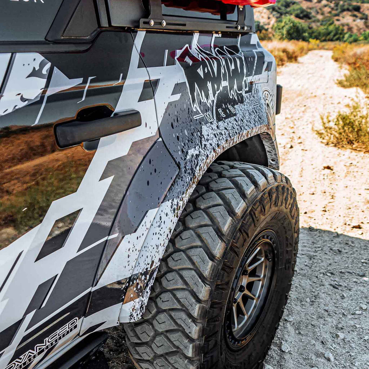 2022-2025 Ford Bronco Raptor Rear Quarter Kit