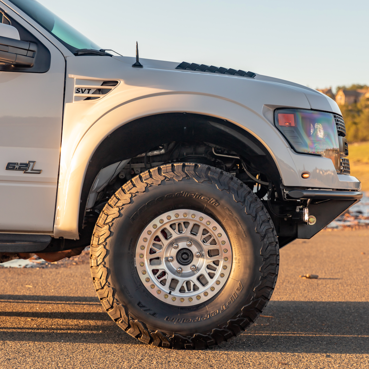 Silver Raptor Fenders 2010-2016 Aftermarket Ford Raptor Fenders | ADV Fiberglass