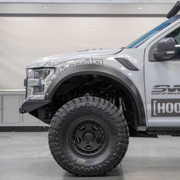 Silver Raptor Fenders 2017-2020 Ford Raptor Aftermarket Fender Flares for Sale - ADV Fiberglass